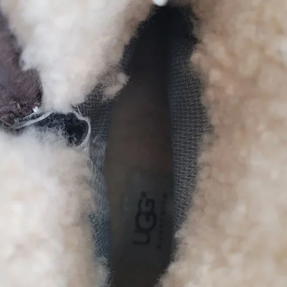 UGG Women's Brown Bellegarde Winter Rain Boots S/N 1001731 US Size 8 - Picture 8 of 11